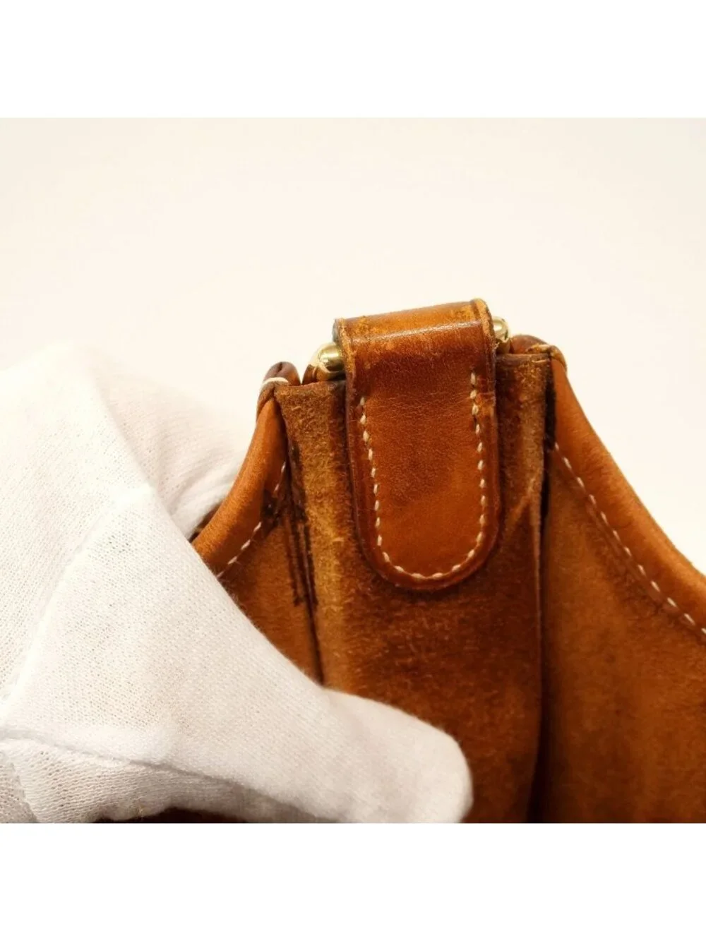 Hermes Shoulder Bag Evelyne Barenia Fauve Gold